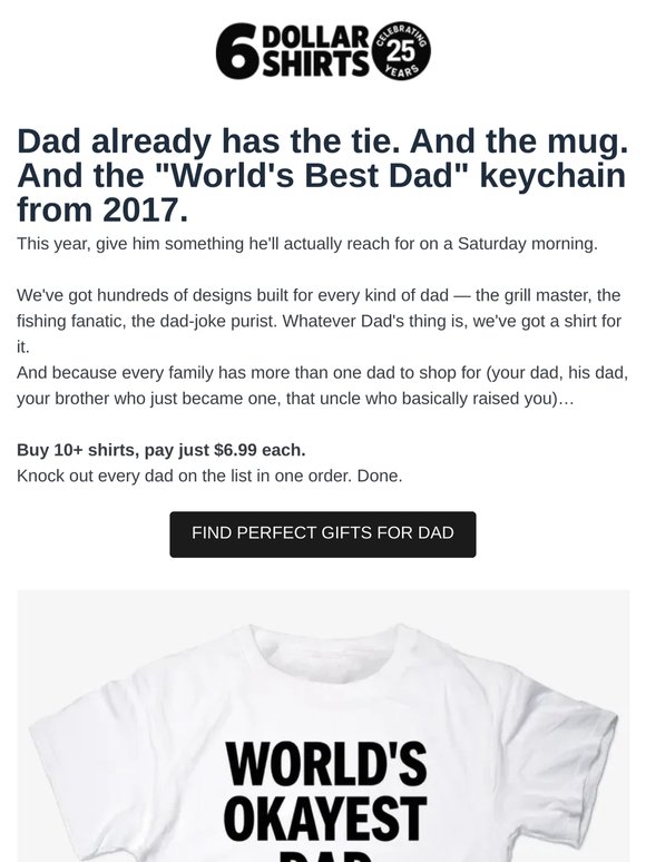 For the Dad who already has everything (except this)