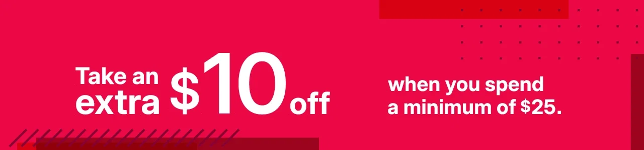 take $10 off with promo code GOSHOP10 when you spend a minimum of $25