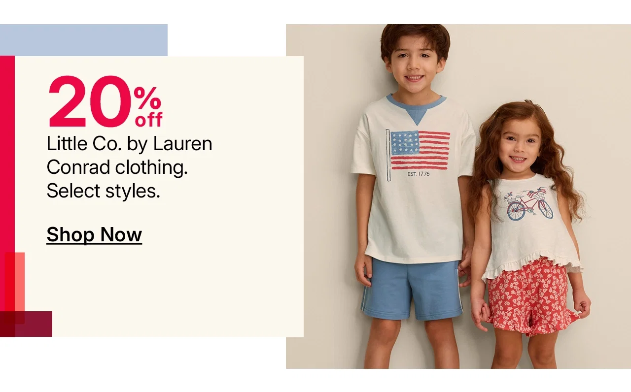 20% off little co by lauren conrad clothing