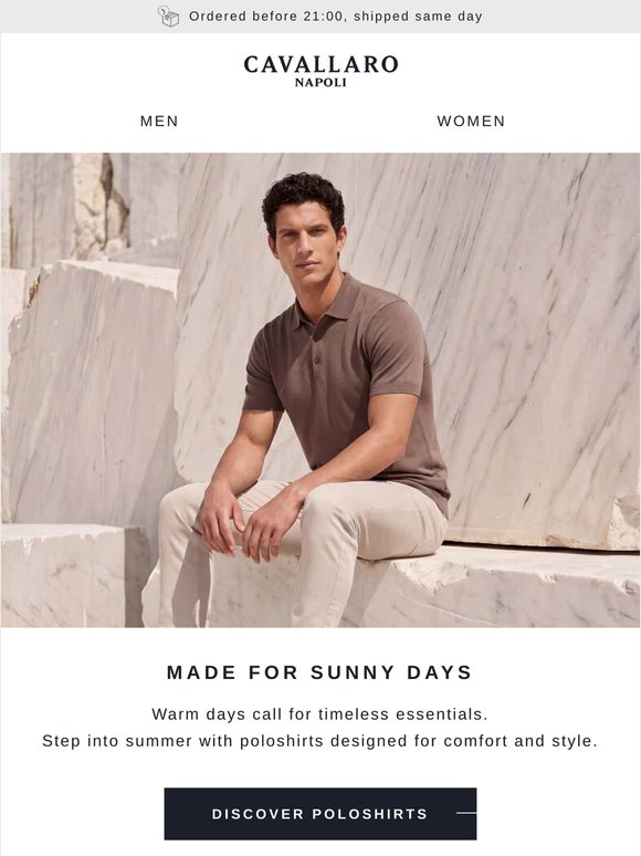 Refresh your wardrobe with the perfect polo