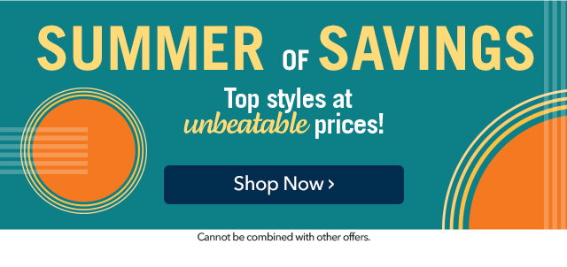 Shop Summer of Savings Sale
