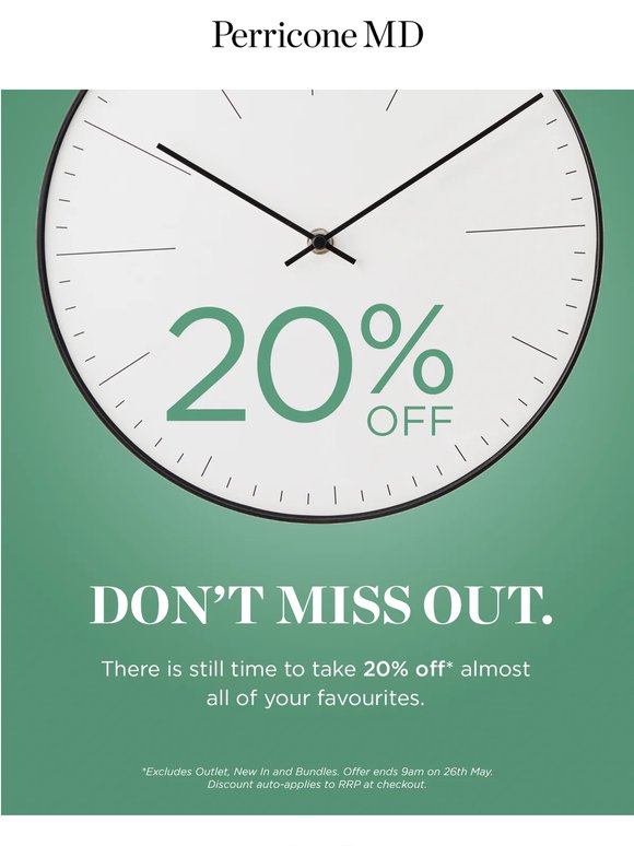 Last chance for 15% off...