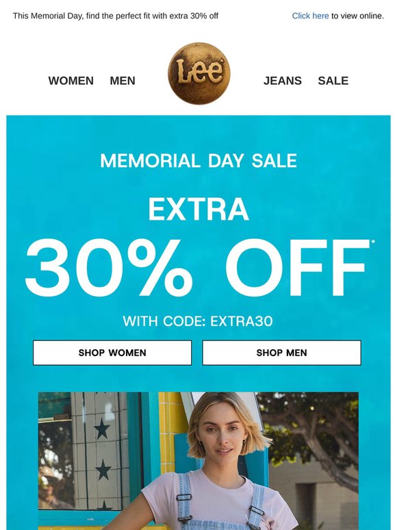 Extra 30% off awaits