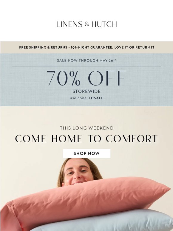 🛏️ 70% Off Storewide While Supplies Last!