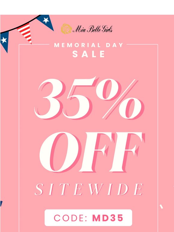 35% OFF Site Wide ❤️🤍💙