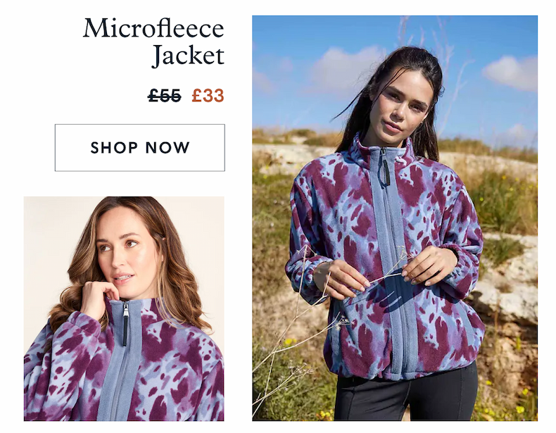Microfleece jacket