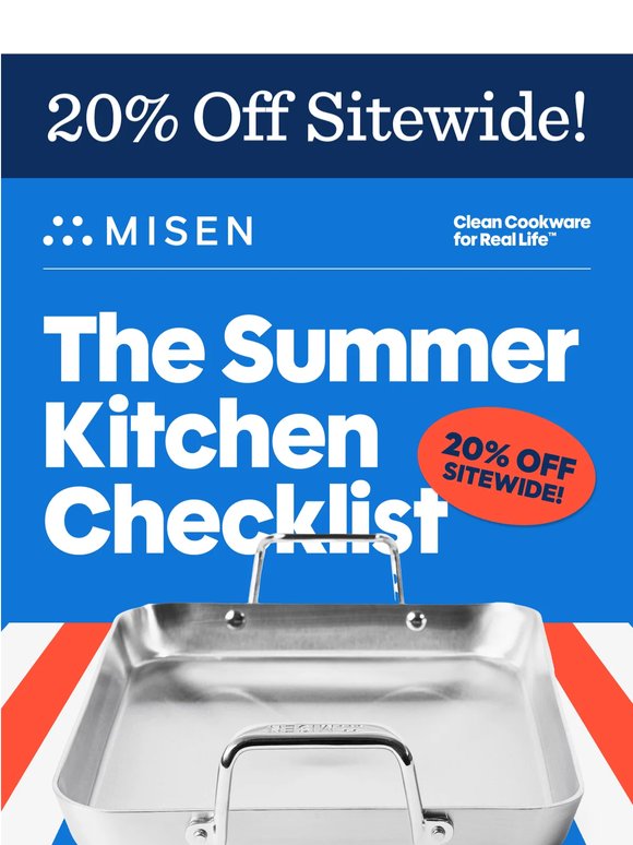 20% Off Summer Cooking Essentials