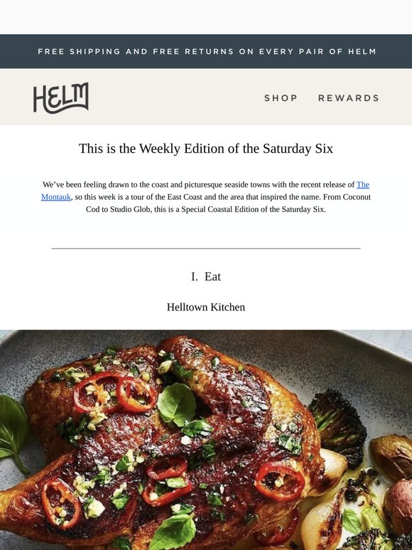 A Special Coastal Edition of the Saturday Six
