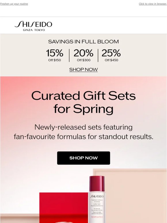 Up To 25% Off Spring Sets 🌸