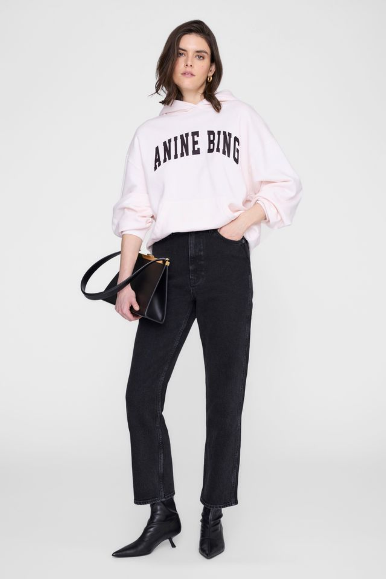 HARVEY SWEATSHIRT WASHED PINK