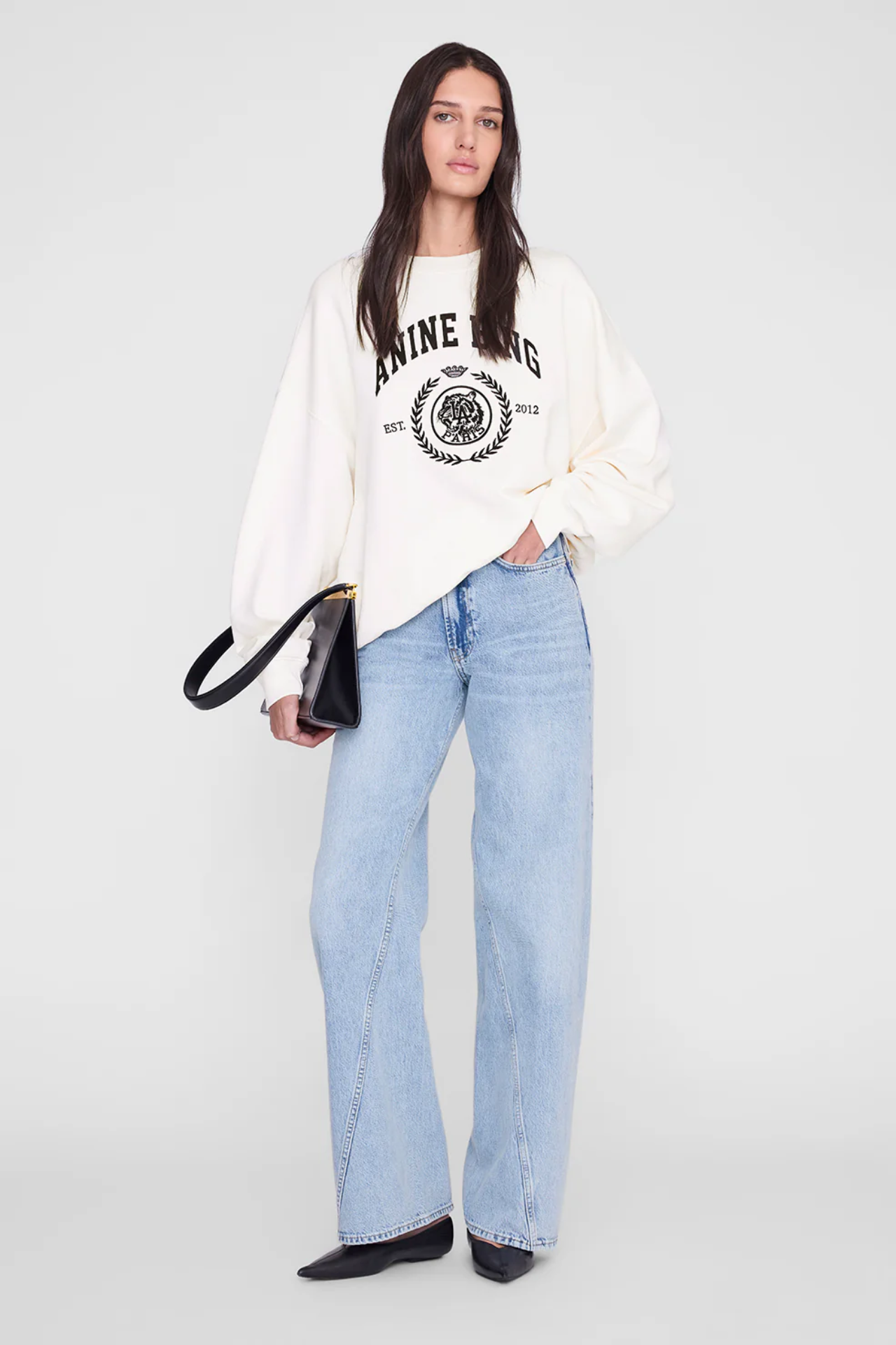 SWEATHSIRT COLLEGIATE CREAM
