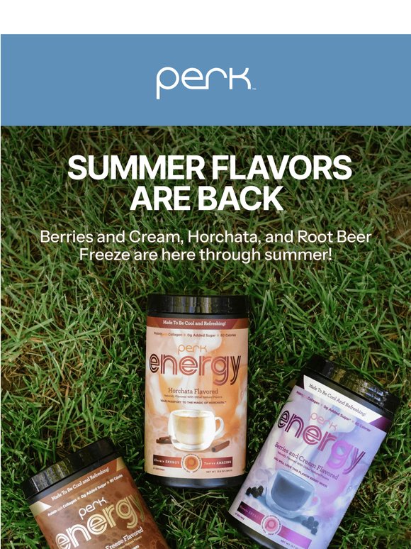 Summer flavors are back! ☀️