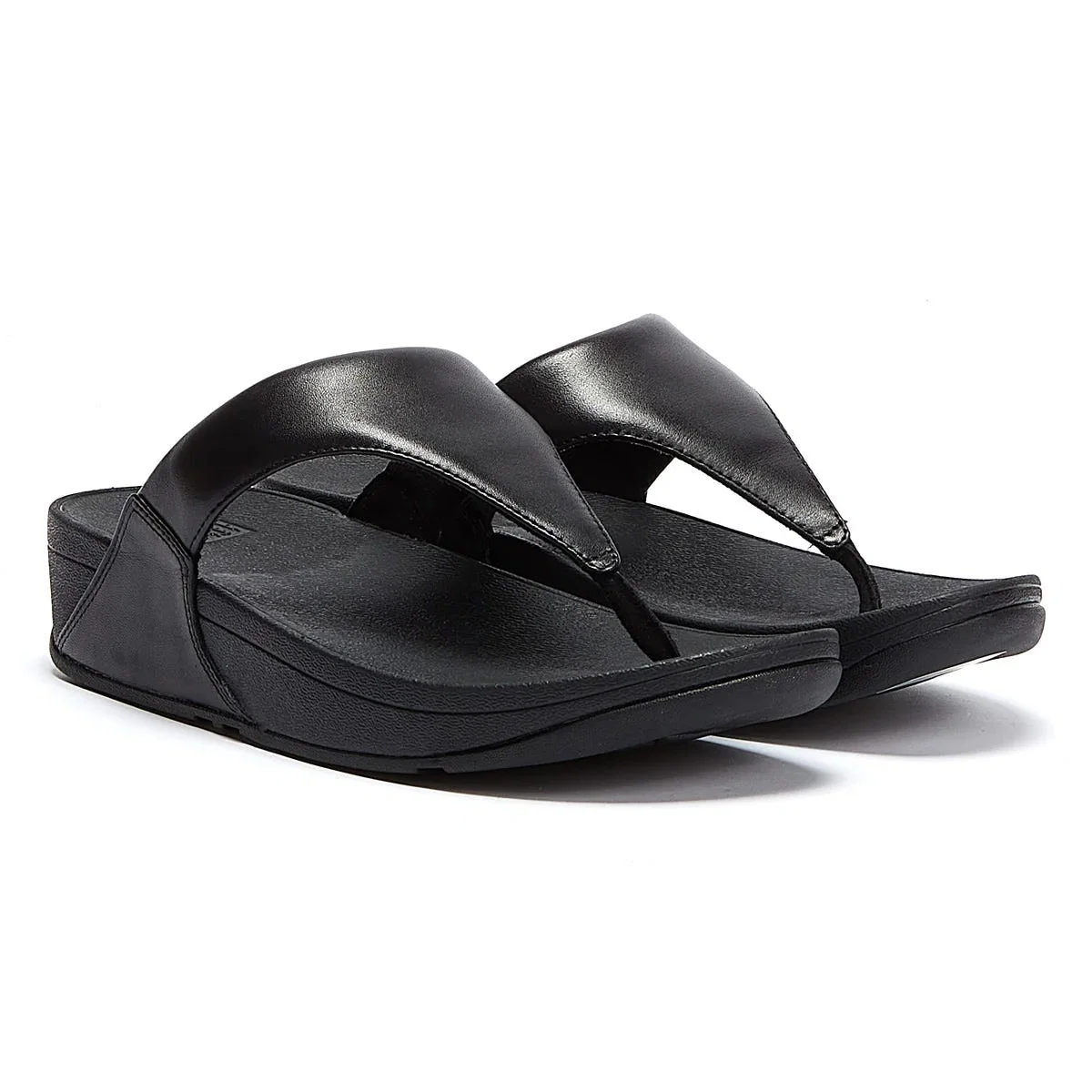 Image of FitFlop Womens Black Lulu Sandals