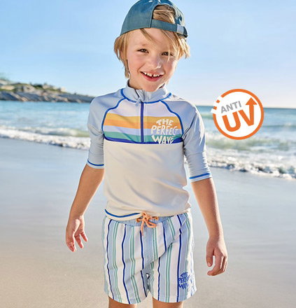 UV protective swimwear set
