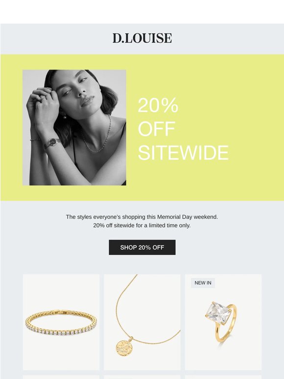 Don’t Miss 20% Off Sitewide