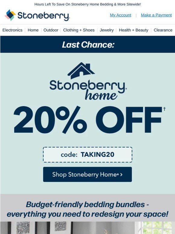 📢Don't Miss Your Chance For 20% Off Bed Sets + More!