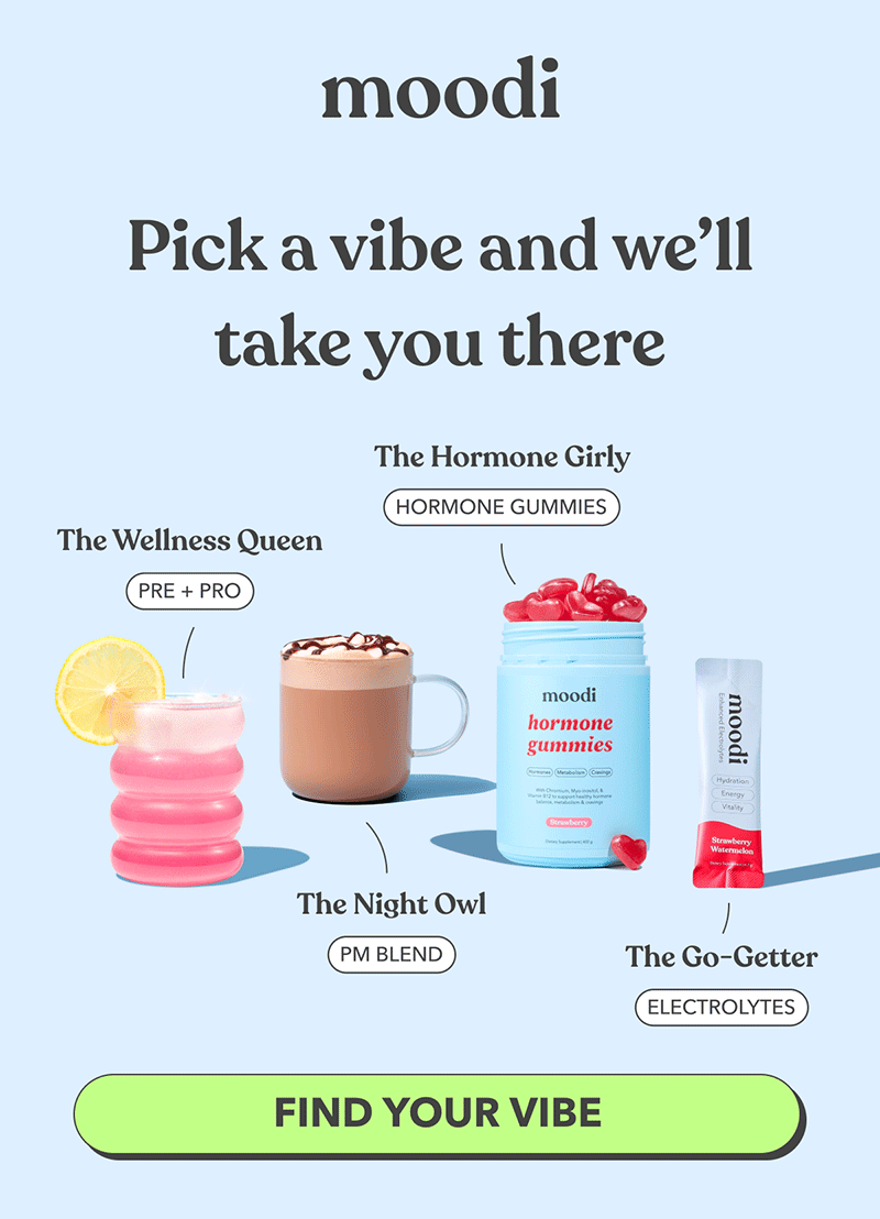 M | Pick a vibe and we’ll take you there | [SHOP MOODI BLENDS]