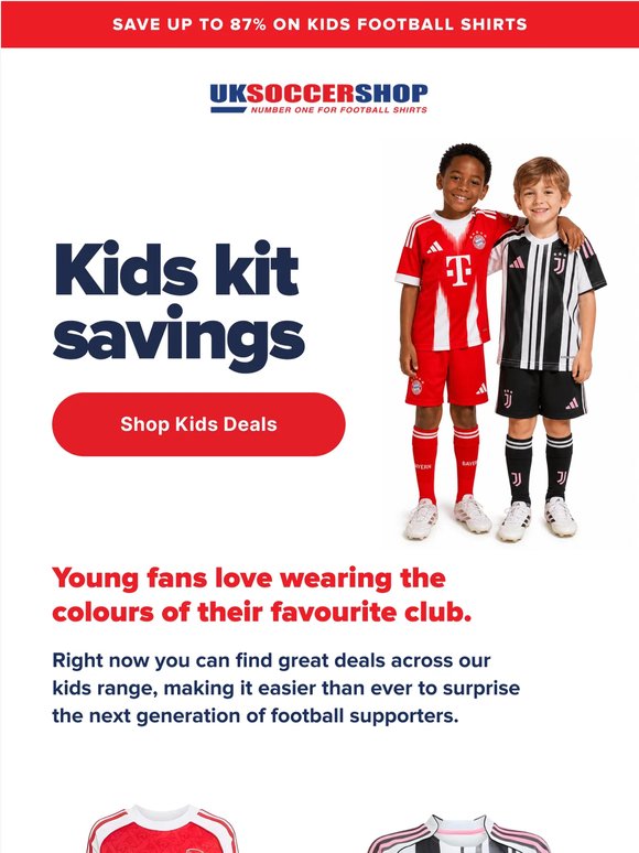 Kids kits at brilliant prices