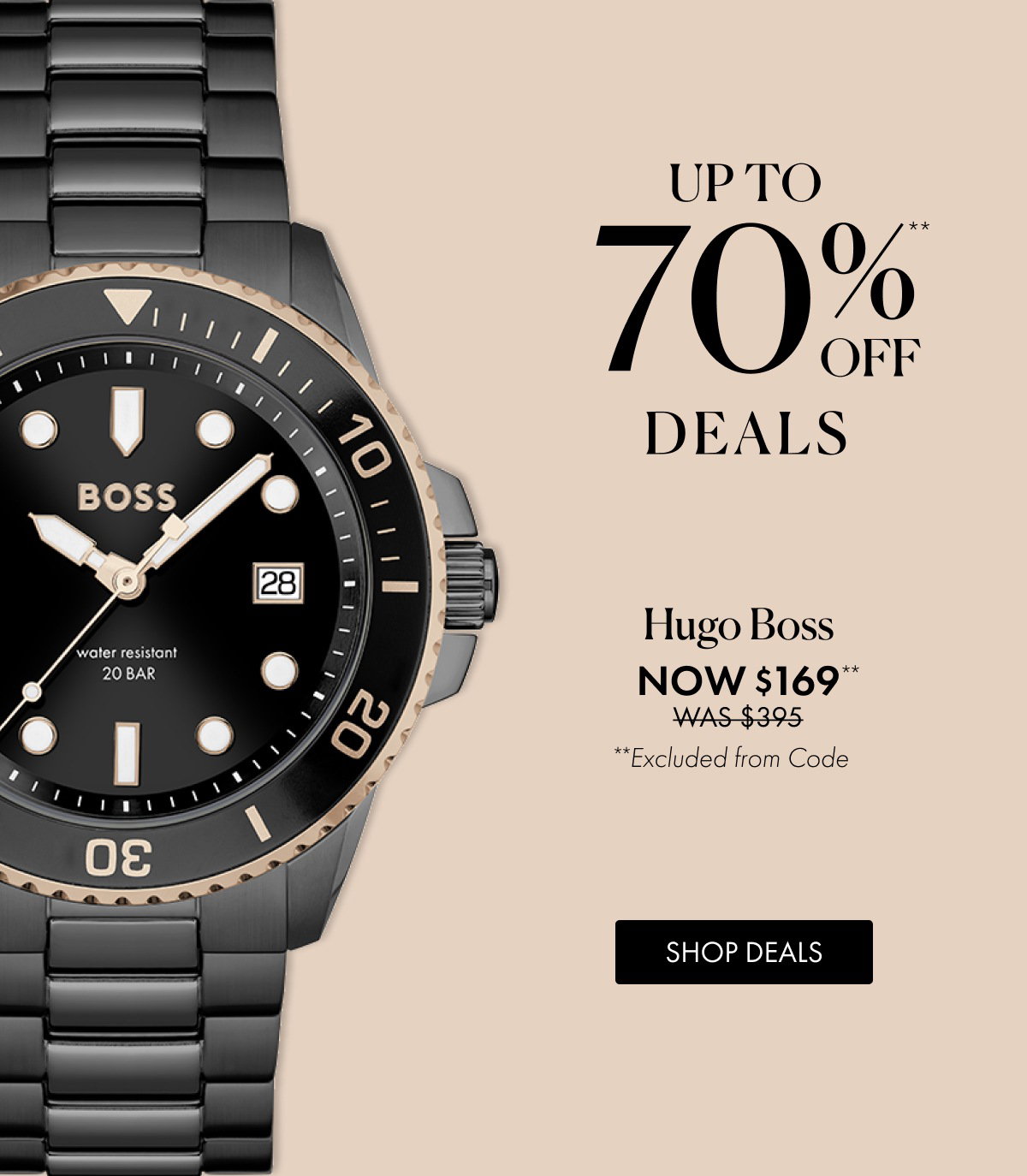 Up to 70% off deals
