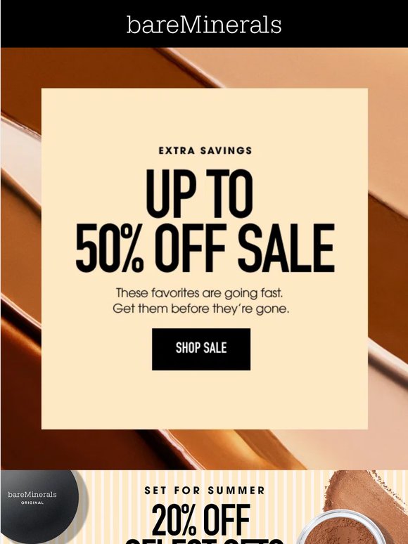 Up to 50% off SALE