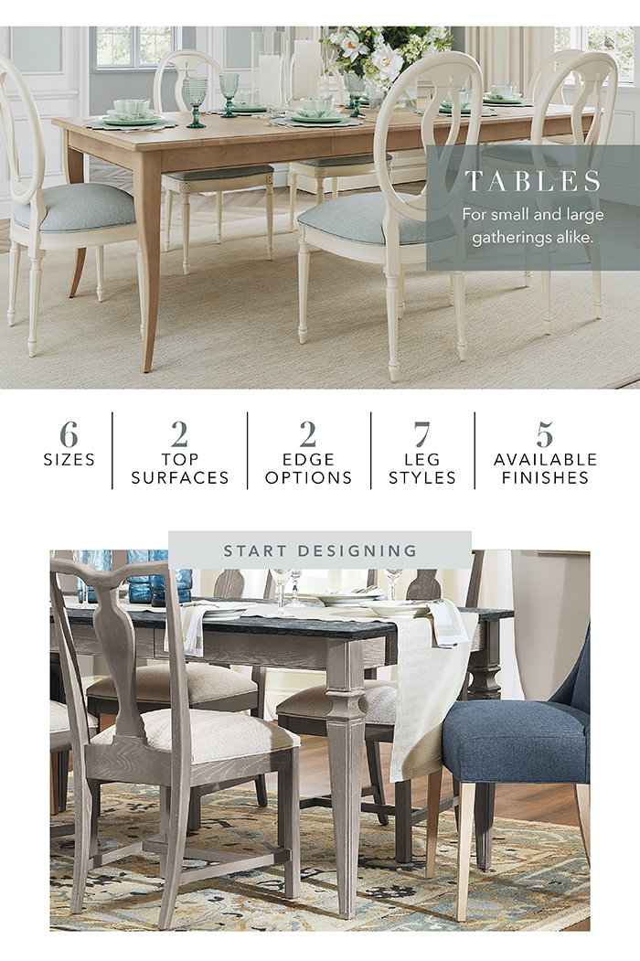 Tables | Start designing >