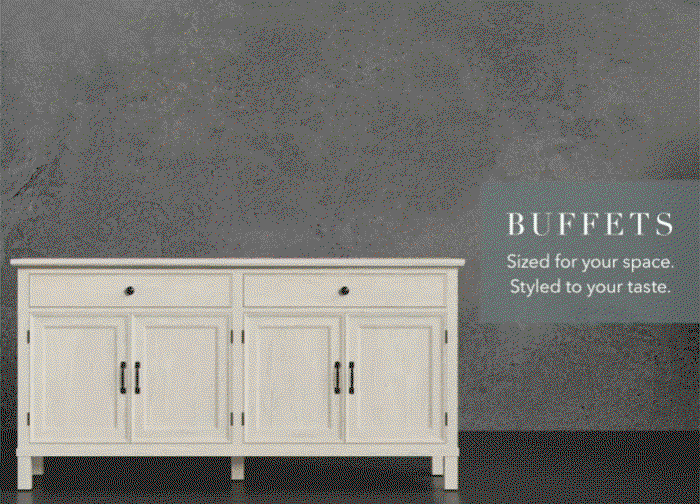 Sized for your space. Styled to your taste.
