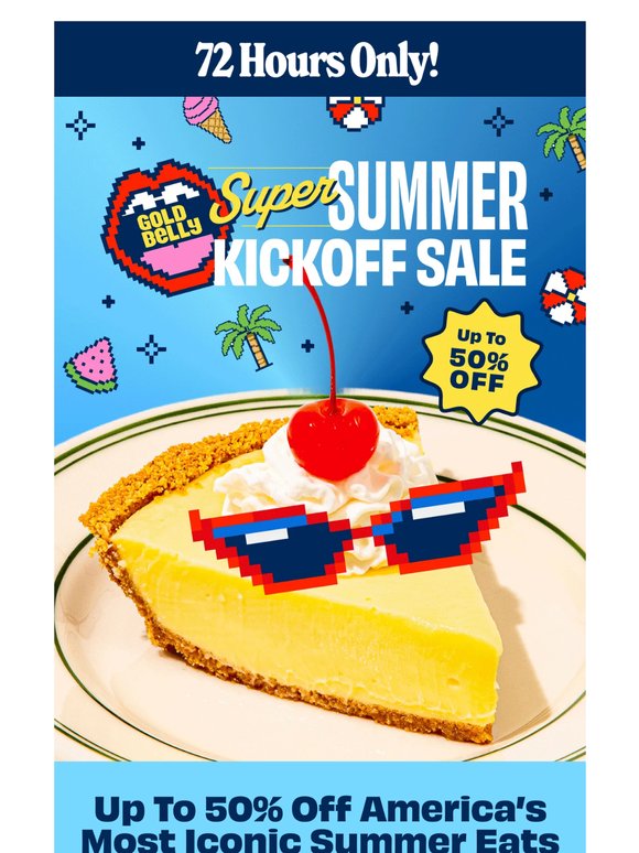 😎🎉 50% OFF! Summer Kickoff Sale Starts NOW!
