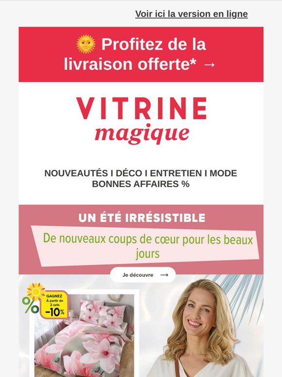 Dernier jour pour profiter de la livraison offerte 🚚
