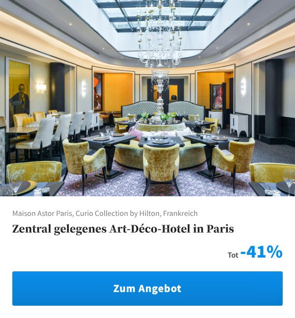 Zentral gelegenes Art-Déco-Hotel in Paris