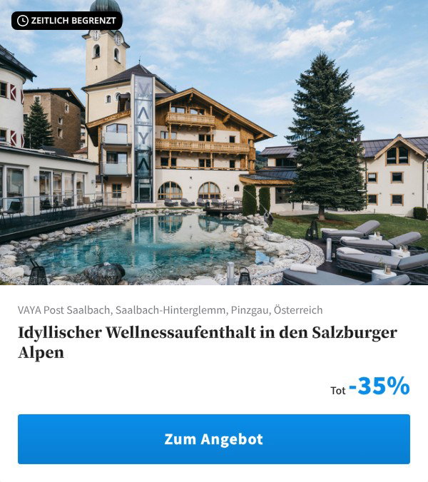 Idyllischer Wellnessaufenthalt in den Salzburger Alpen