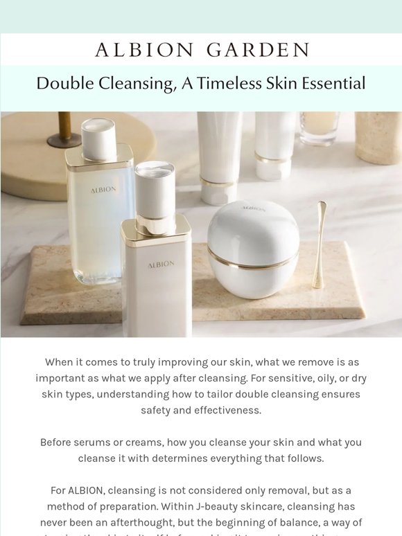 Double Cleansing, A Timeless Skin Essential