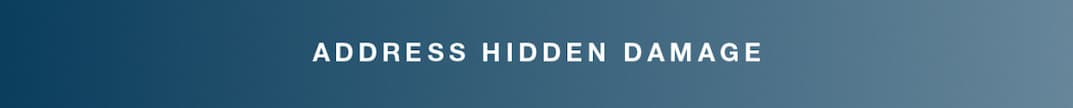 address hidden damage