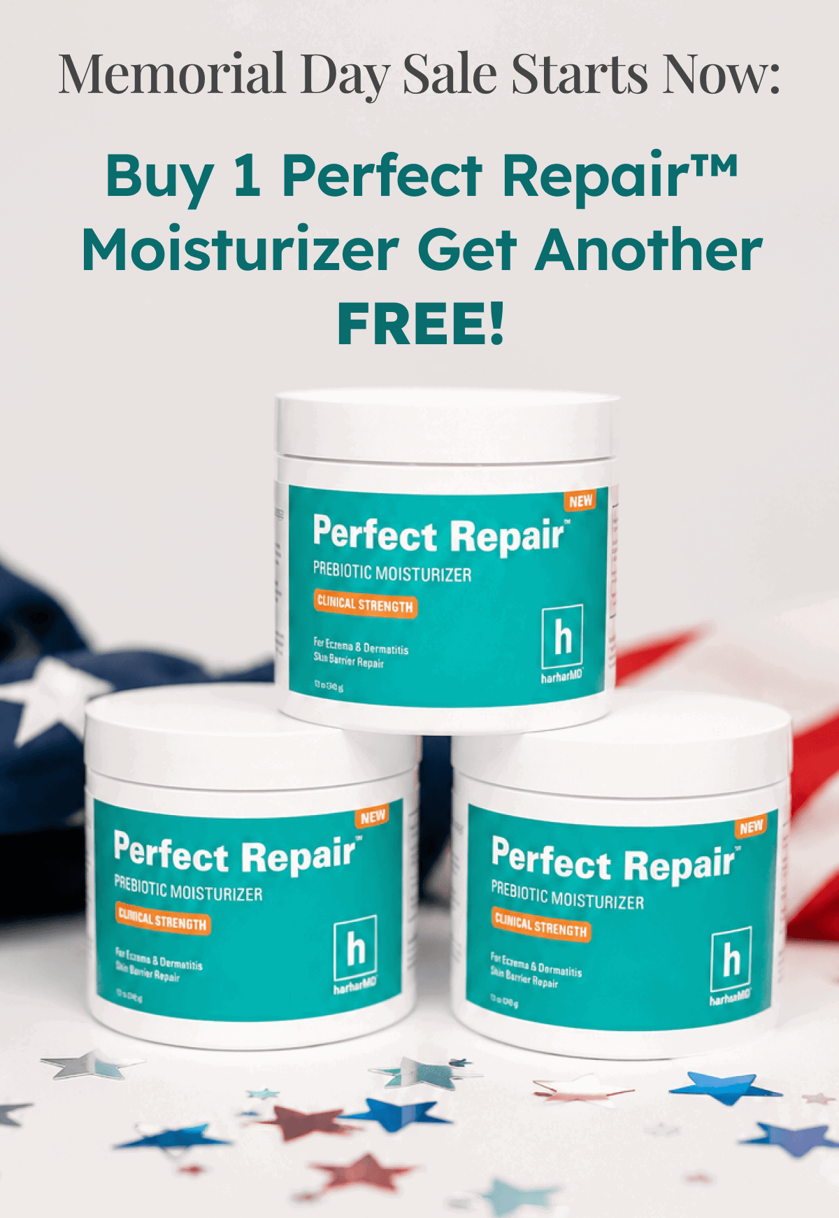 Memorial Day Sale Starts Now: Buy 1 Perfect Repair™ Moisturizer Get Another FREE!