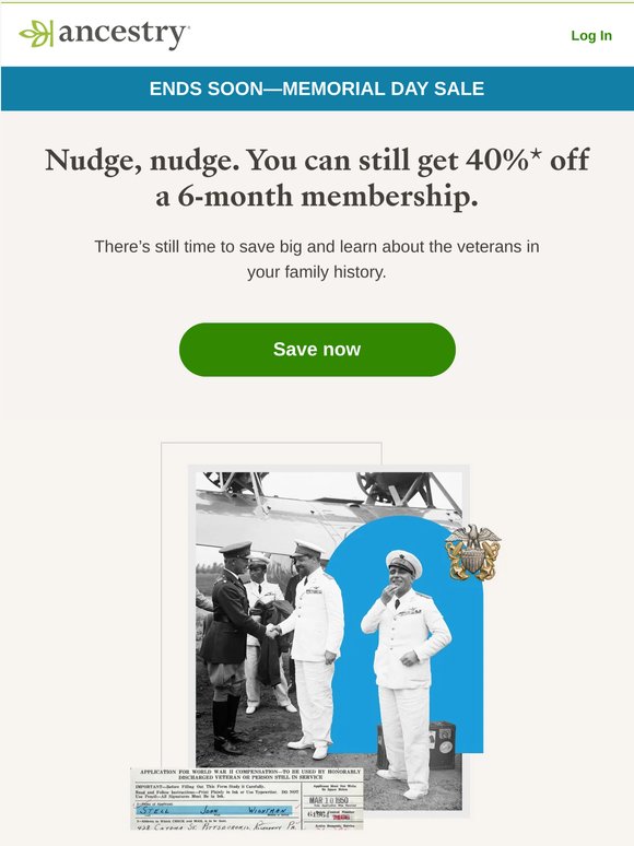 40% off for Memorial Day. This deal won’t last!