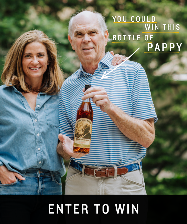 Win a bottle of Pappy Van Winkle Bourbon | Enter to Win