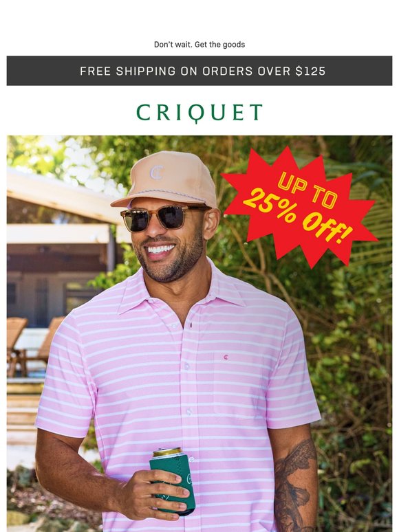 Summer Starts Now — Up To 25% OFF