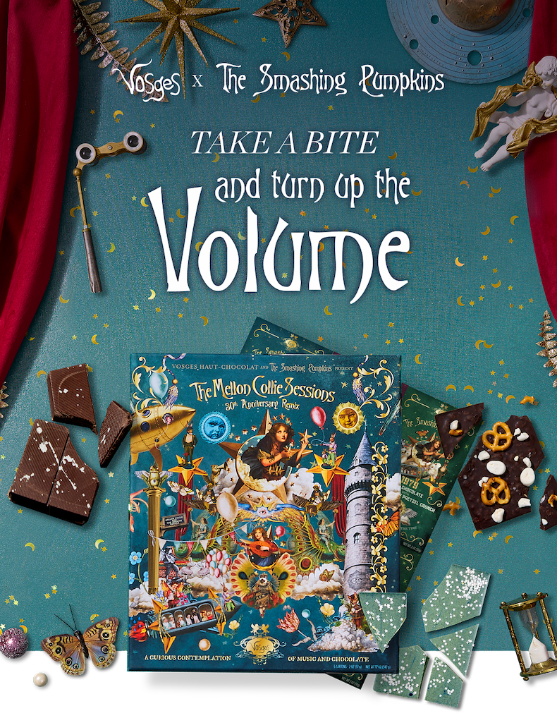 Vosges X The Smashing Pumpkins: Turn up the Volume and take a BITE.
