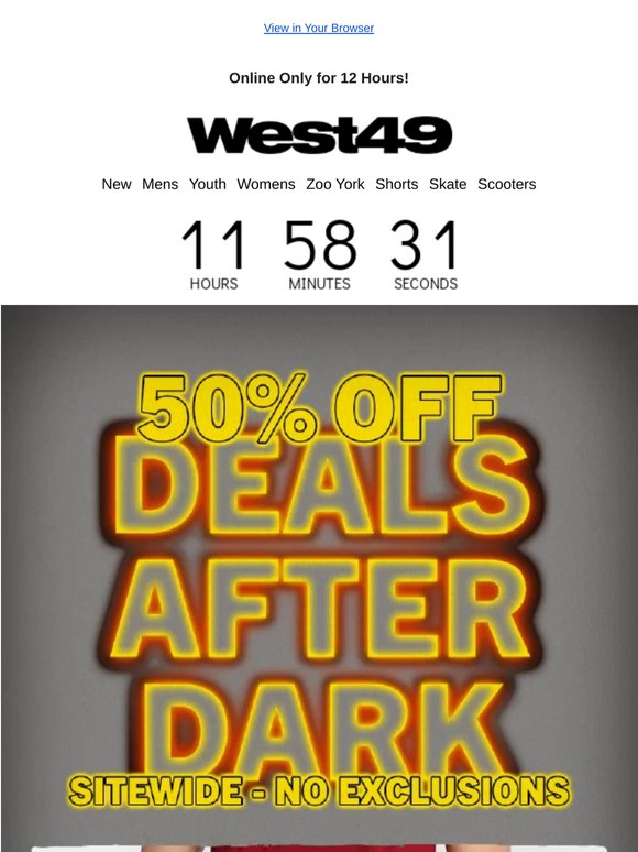 🎉 50% OFF Sitewide. That’s It.