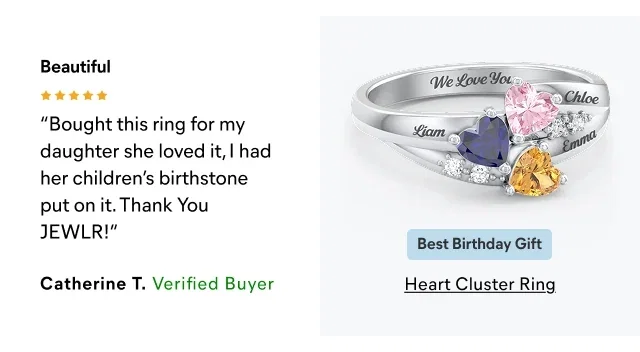 Heart Cluster Ring