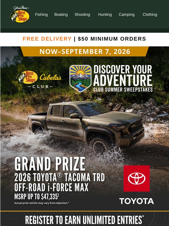 The CLUB Summer Sweepstakes Starts Now!