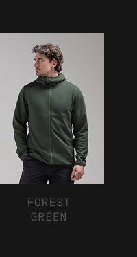 FORWARD HOODIE - FOREST GREEN