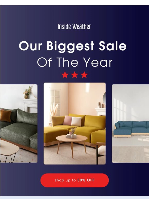 EVERYTHING in this email is 50% off...