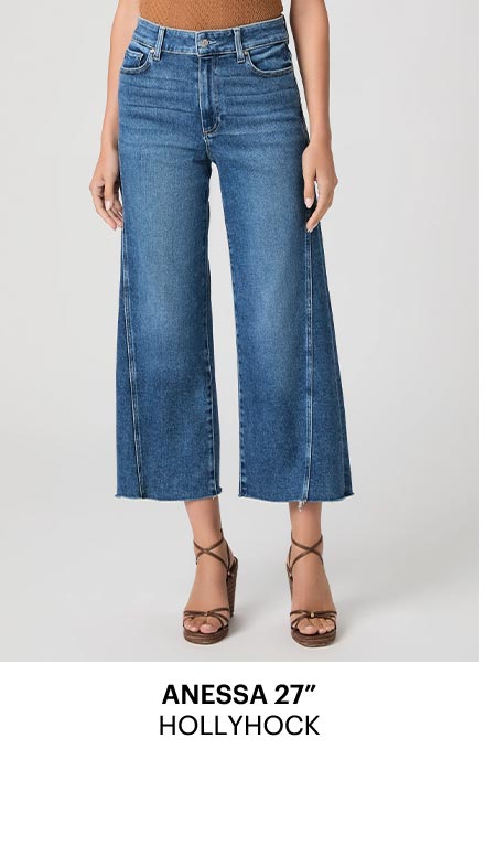 Anessa Wide Leg Jean in Hollyhock.