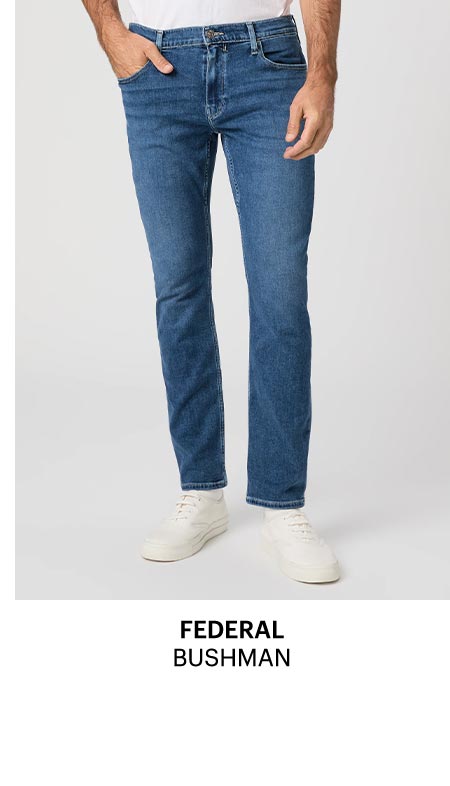 Transcend Federal 32" Slim Straight Jean in Bushman.