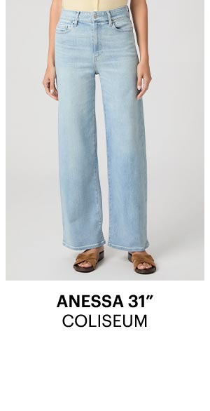 Anessa 31" Wide Leg Jean in Coliseum.