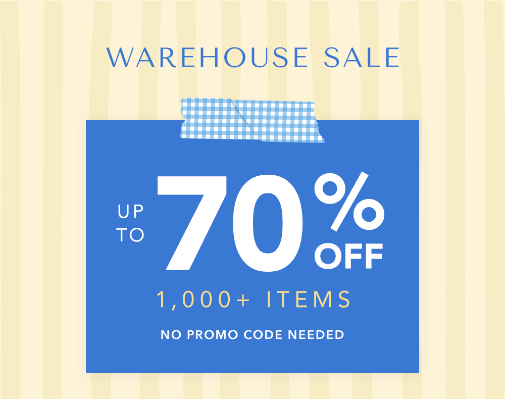 Warehouse Sale Up to 70% OFF