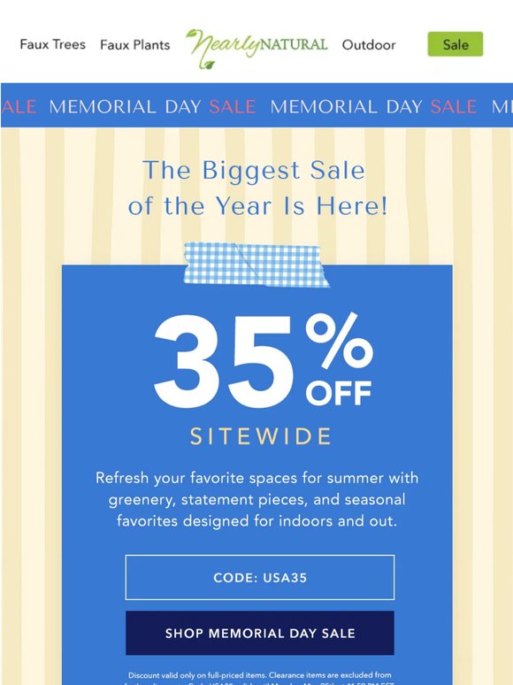 The Memorial Day Sale is Here 🇺🇸