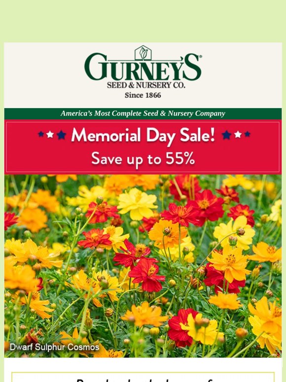 Save up to 55% on fruit and veggie seeds? Yes please!