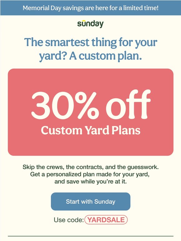 Long Weekend. Big Savings.