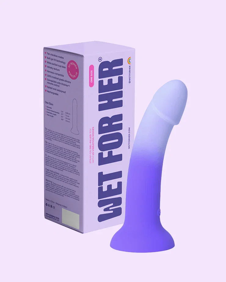 Image of LustIt™ - Vibrating Strap-on Dildo